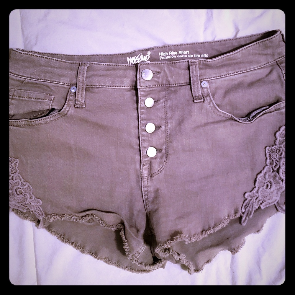 High Waisted Cut Off Shorts